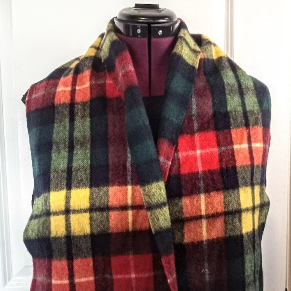 House of Scotland 100% Lambswool Fringed Scarf